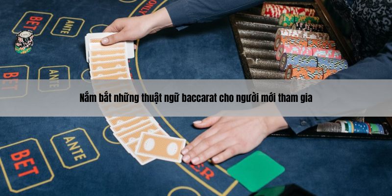 Nắm bắt những thuật ngữ baccarat cho người mới tham gia